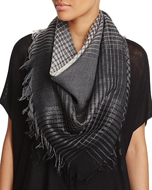 Eileen Fisher Plaid Scarf at Bloomingdale's