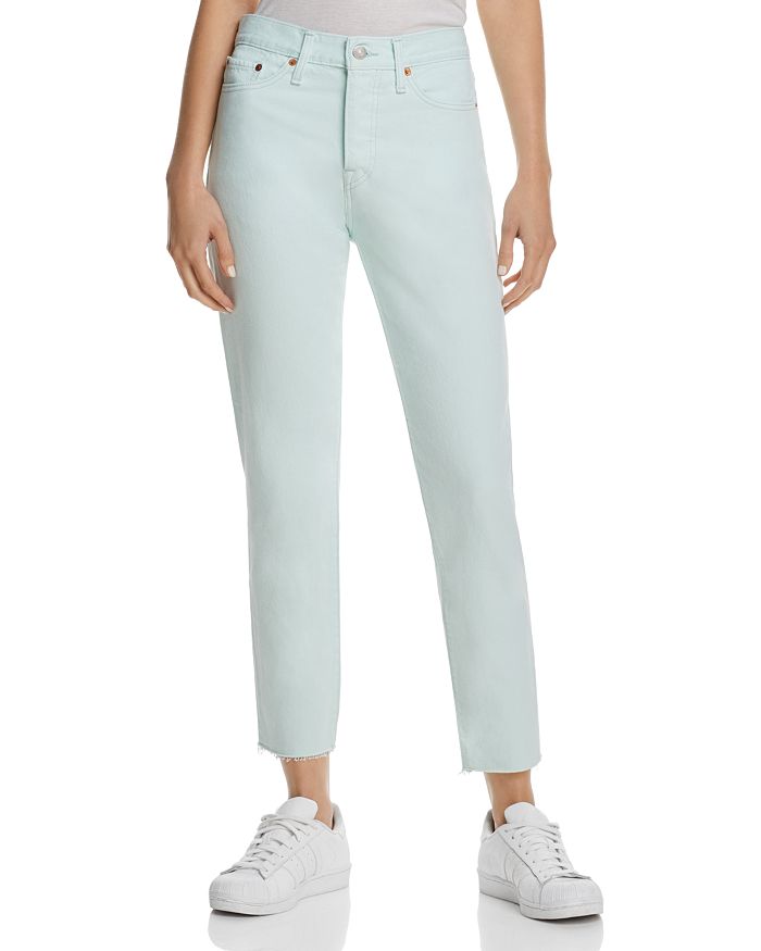 Levi's Wedgie High-Waisted Ankle Jeans in Summer Glacier | Bloomingdale's