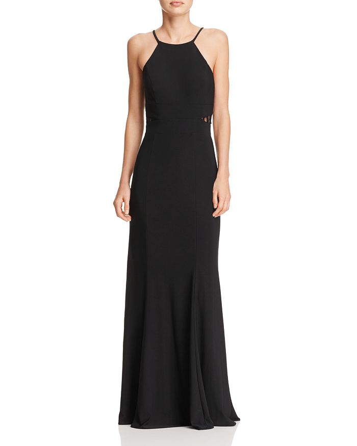 Avery G Lace Cutout-Back Gown | Bloomingdale's