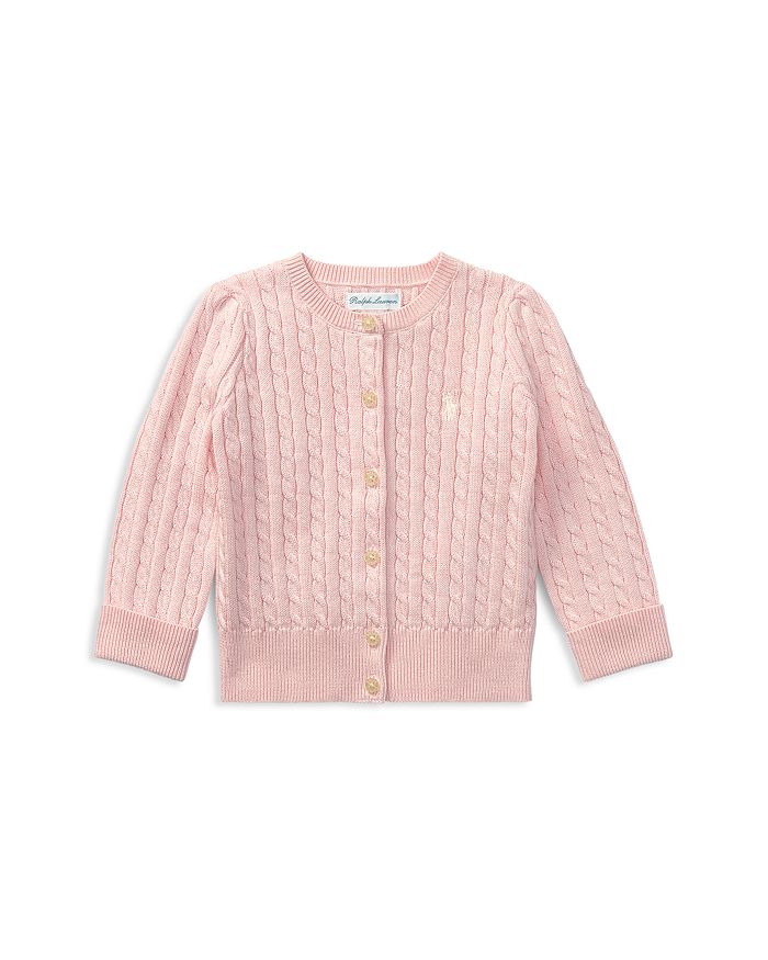 RALPH LAUREN GIRLS' CABLE-KNIT CARDIGAN - BABY,310543047006