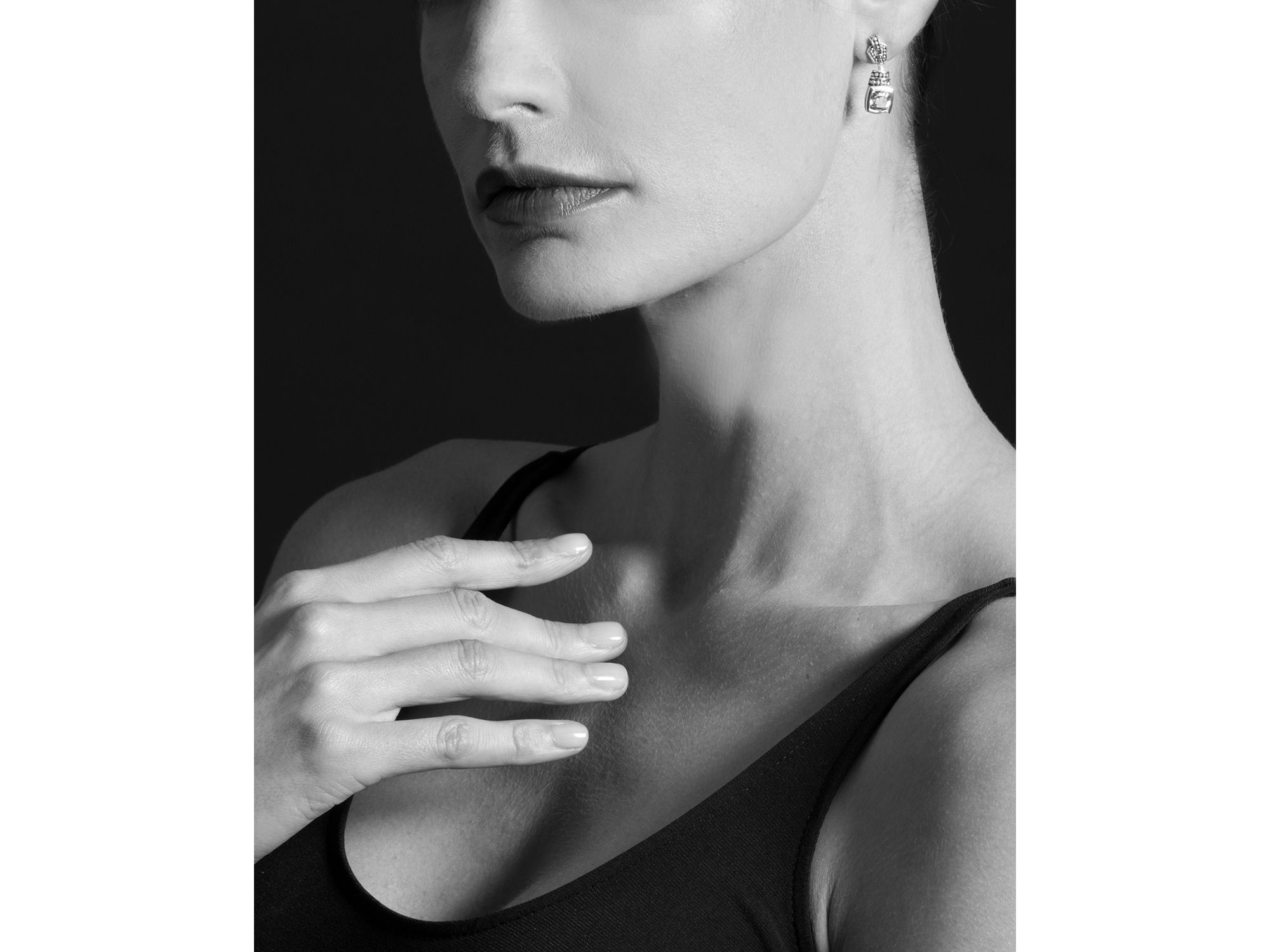 18K Gold & Sterling Silver Rittenhouse Amethyst Drop Earrings — Image 4
