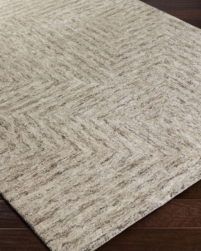 Surya Falcon Area Rug, 4' X 6' In Ivory/taupe/brown