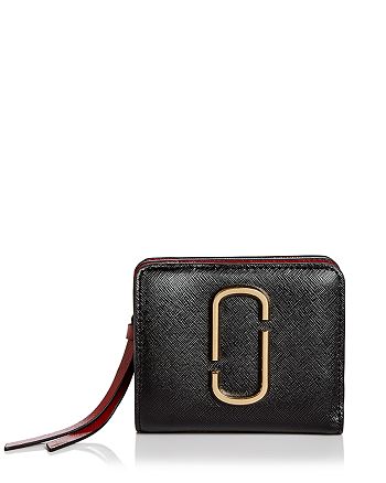 MARC JACOBS Snapshot Mini Compact Leather Wallet | Bloomingdale's