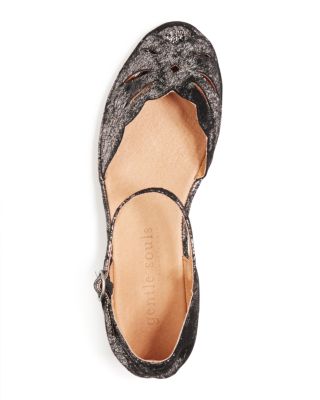 Women's Lily Moon Leather Wedge Flats