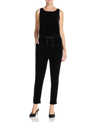 Eileen Fisher Petites Slouchy Velvet Jumpsuit Bloomingdale s