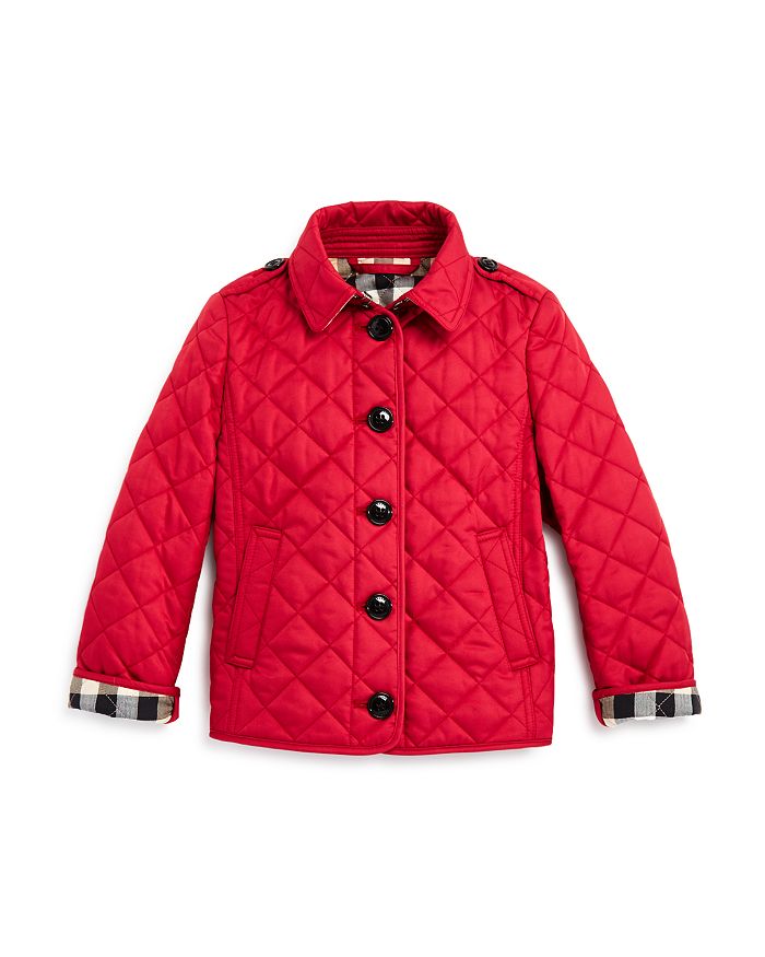 Burberry Girls Diamond Quilted Jacket Little Kid Big Kid