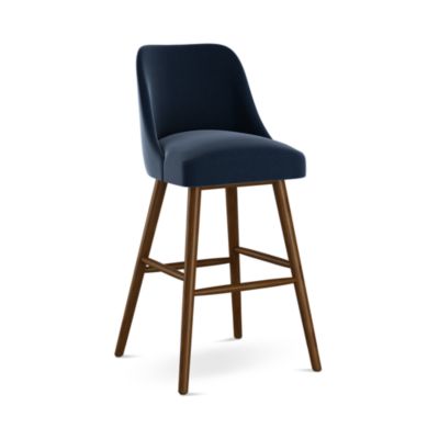 Skyline Furniture - Anita Velvet Bar Stool - Exclusive