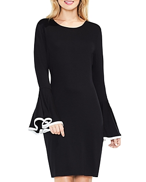 UPC 039374197245 product image for Vince Camuto Contrast Cuff Bell Sleeve Dress | upcitemdb.com