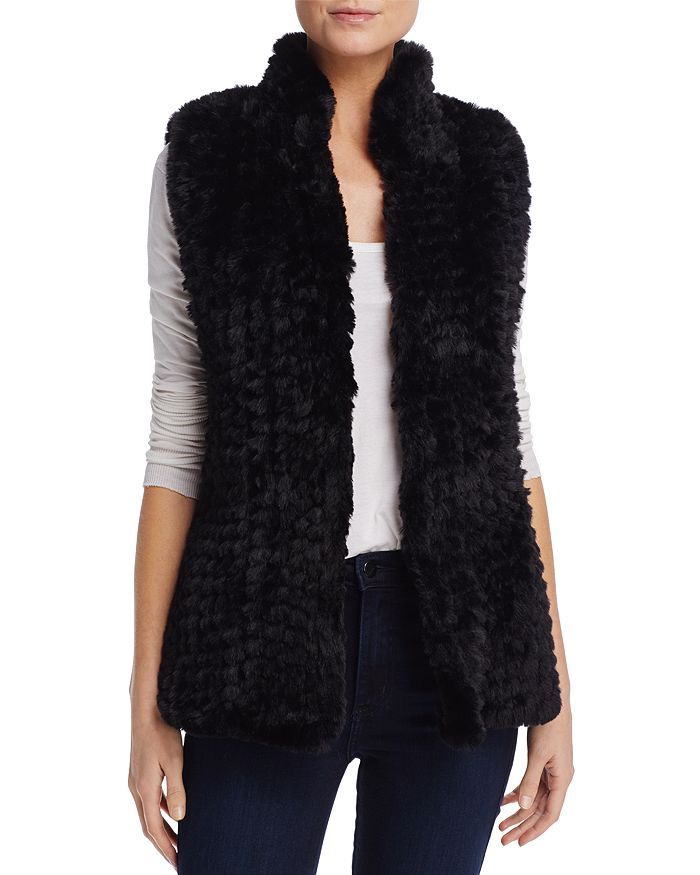 AQUA Faux Fur Vest - 100% Exclusive | Bloomingdale's