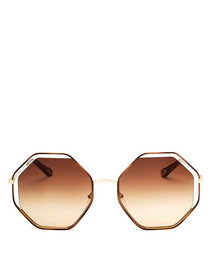 Chlo Women's Poppy Geometric Octagonal Sunglasses, 58mm | Bloomingdale's