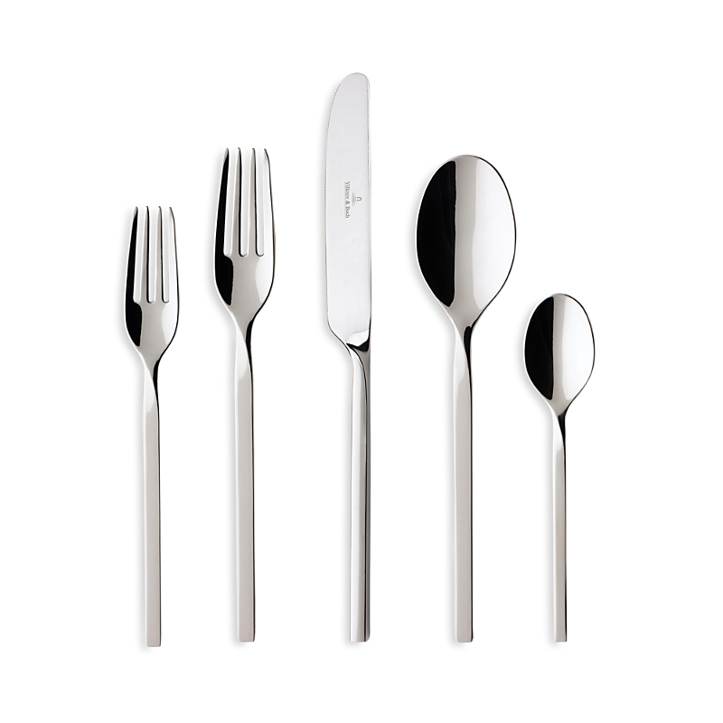 Villeroy & Boch New Wave 5-piece Place Setting In Silver