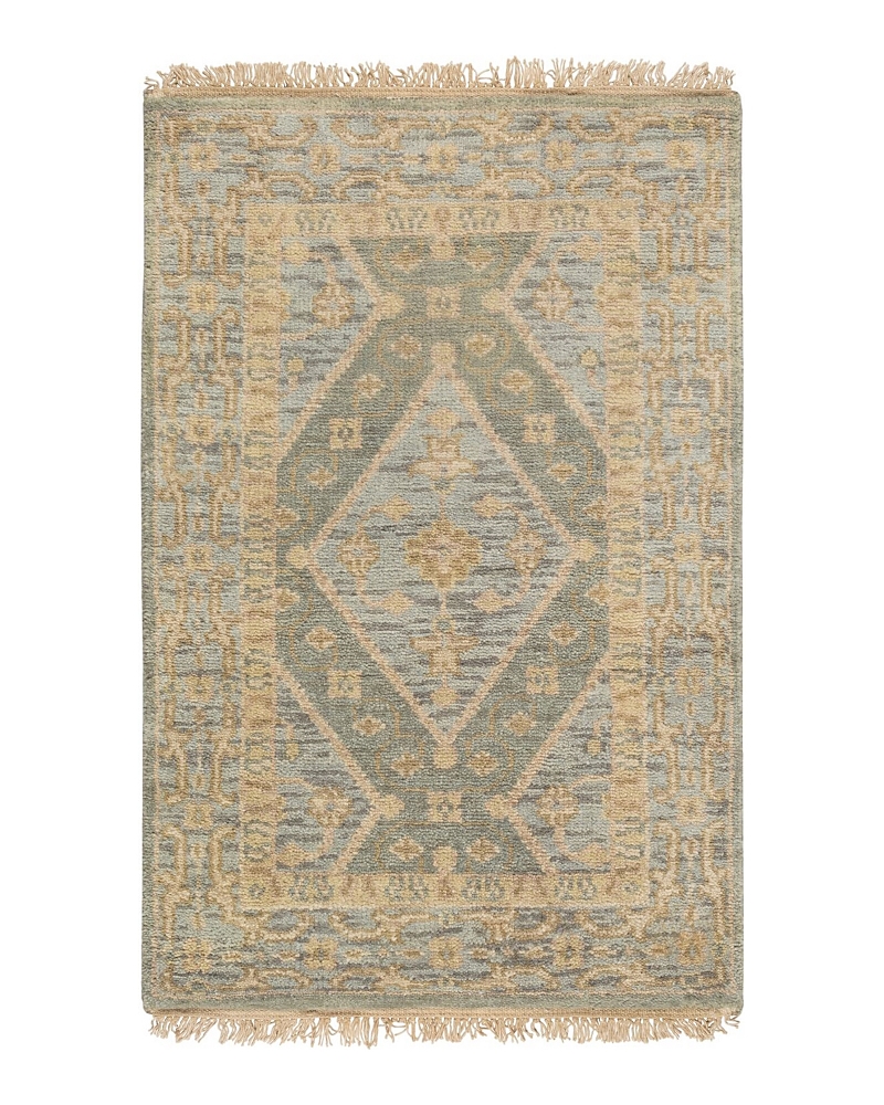 Surya Zeus Area Rug, 2' X 3' In Teal/denim/khaki