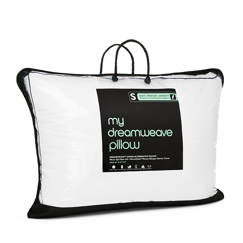 Bloomingdale's My Dreamweave Down Alternative Soft/medium Density Pillow, Standard/queen - Exclusive In White
