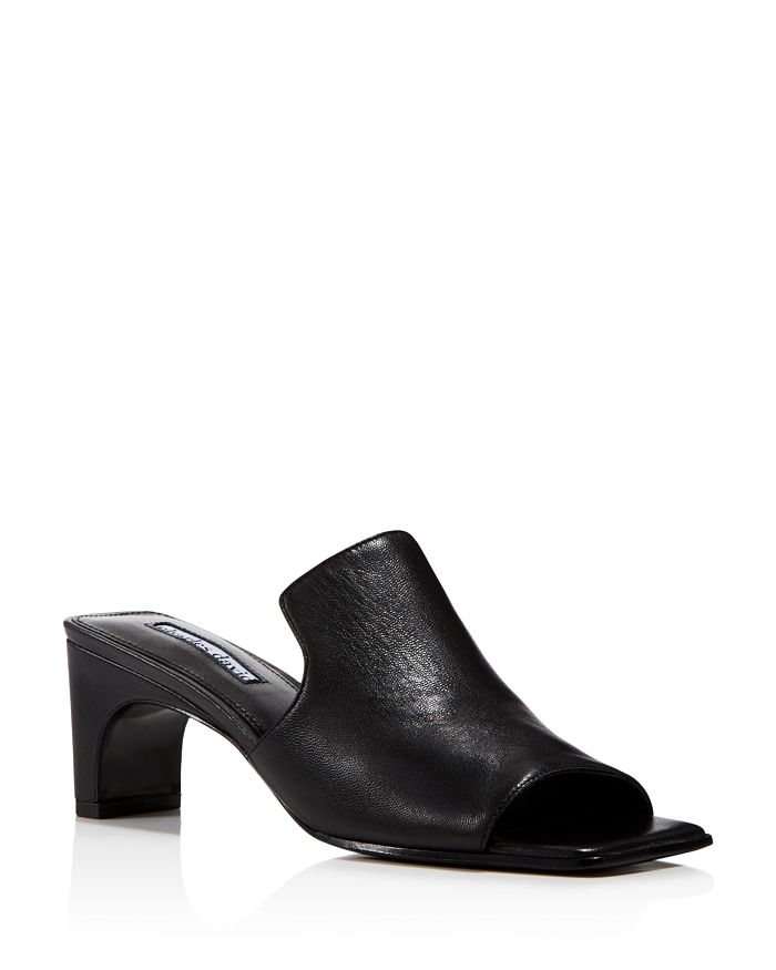 Charles david clearance leather slide sandals