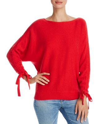 Joie Dannee Ruched-Sleeve Wool 