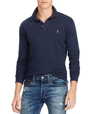Polo Ralph Lauren Spa Terry Long Sleeve Polo Shirt | Bloomingdale's