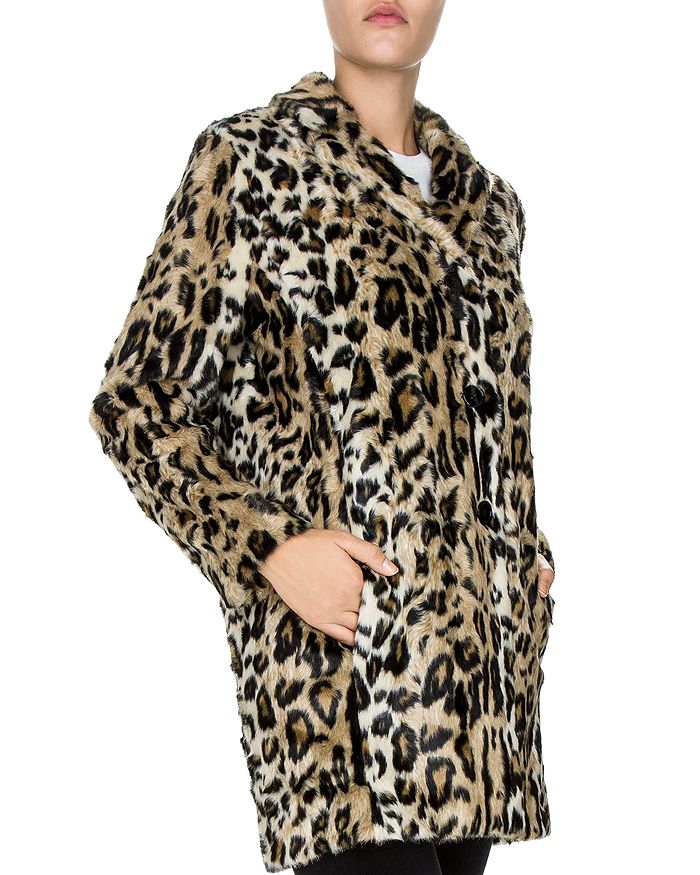 The kooples leopard print coat hot sale