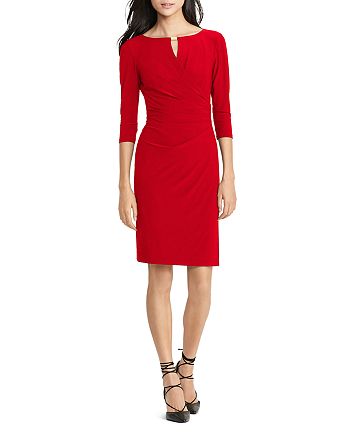 Ralph Lauren Keyhole Jersey Dress | Bloomingdale's