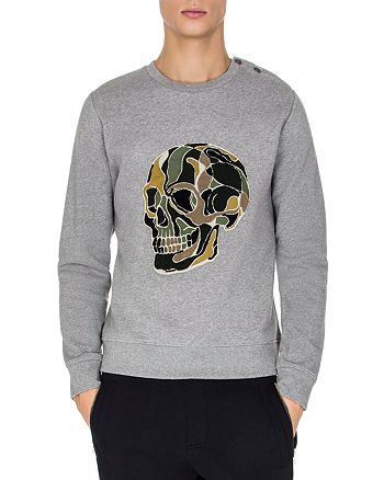 The Kooples Camo Skull Sweatshirt | Bloomingdale's