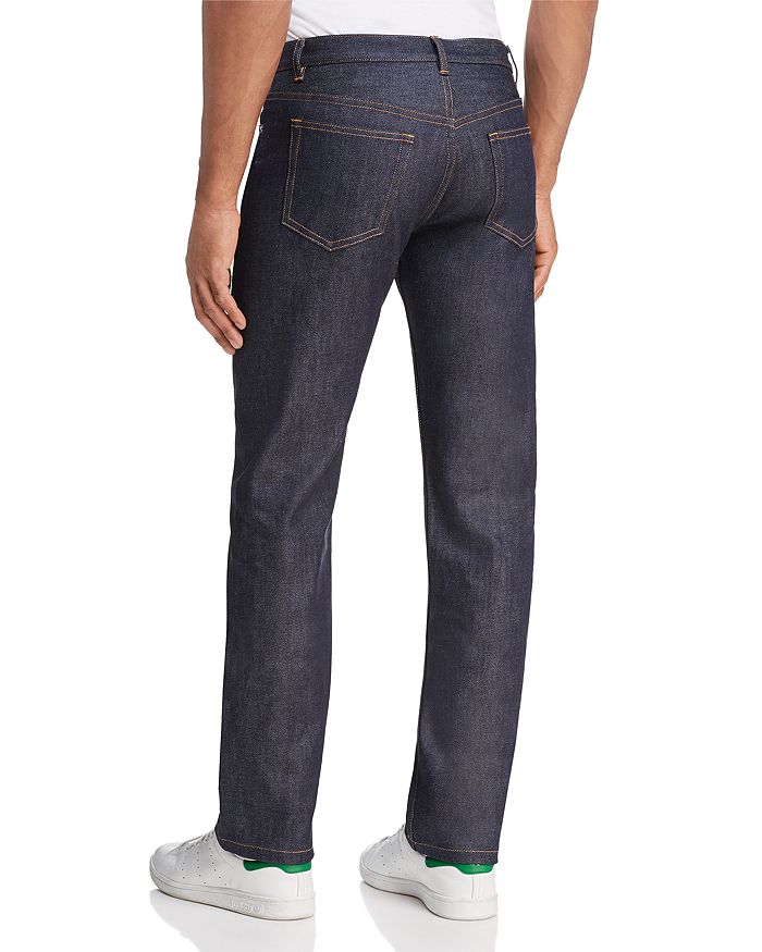Shop Apc New Standard Straight Fit Jeans In Indigo Stretch