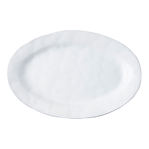 Juliska Quotidien White Truffle Medium Oval Platter