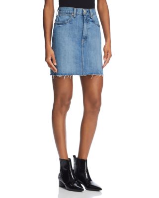 rag and bone denim skirt