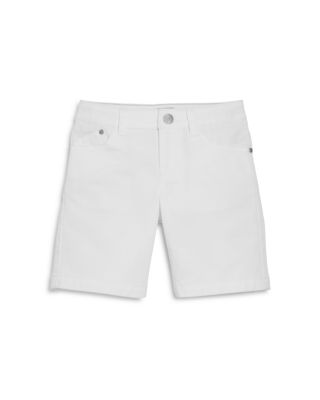 boys white denim shorts