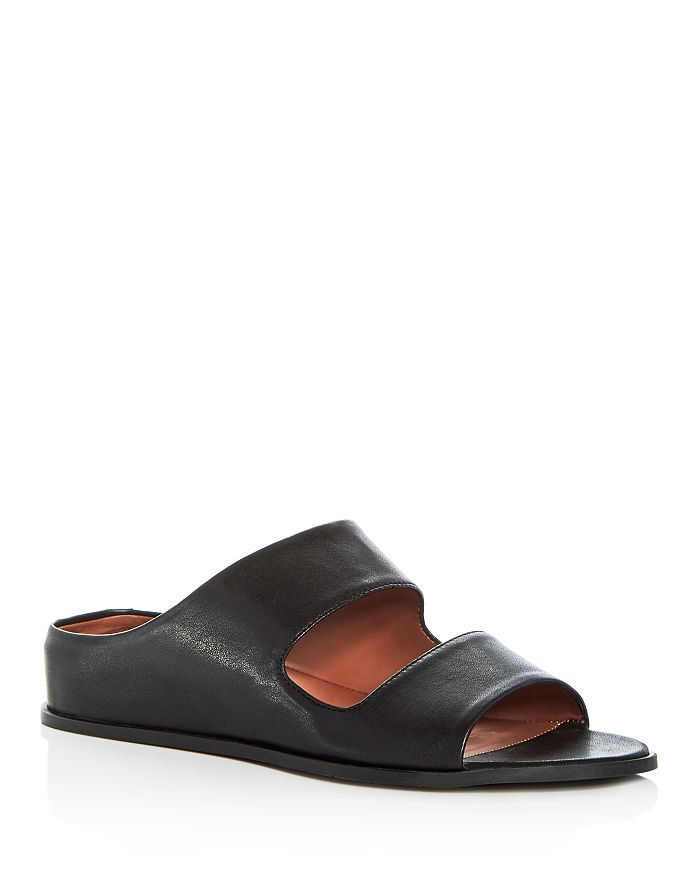 Aquatalia Women s Abbey Weatherproof Leather Hidden Wedge Slide Sandals Bloomingdale s
