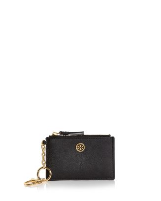 Tory Burch Robinson Leather Card Case | Bloomingdale's