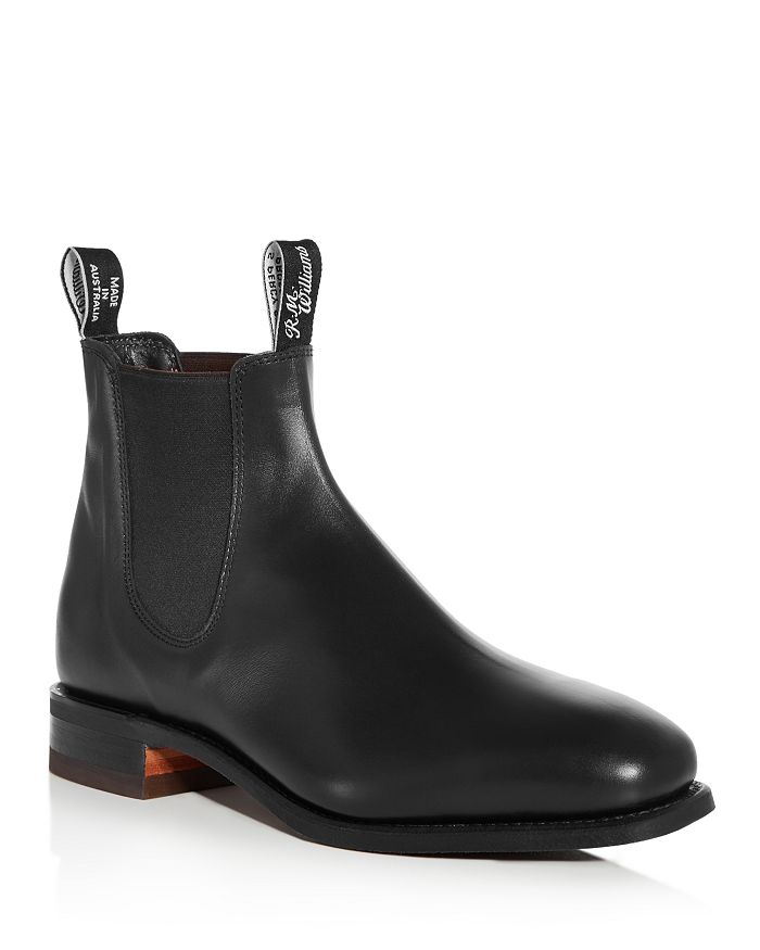R.m.williams Men's Comfort Craftsman Leather Chelsea Boots In Black Leather