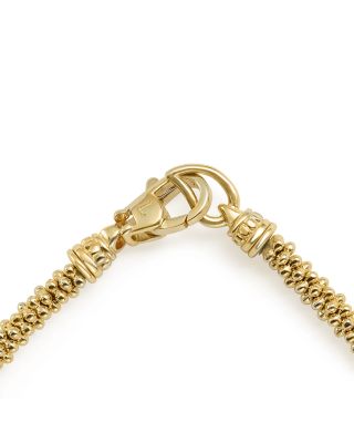 Caviar Gold Collection Delicate 18K Gold Beaded Bracelet, 3mm