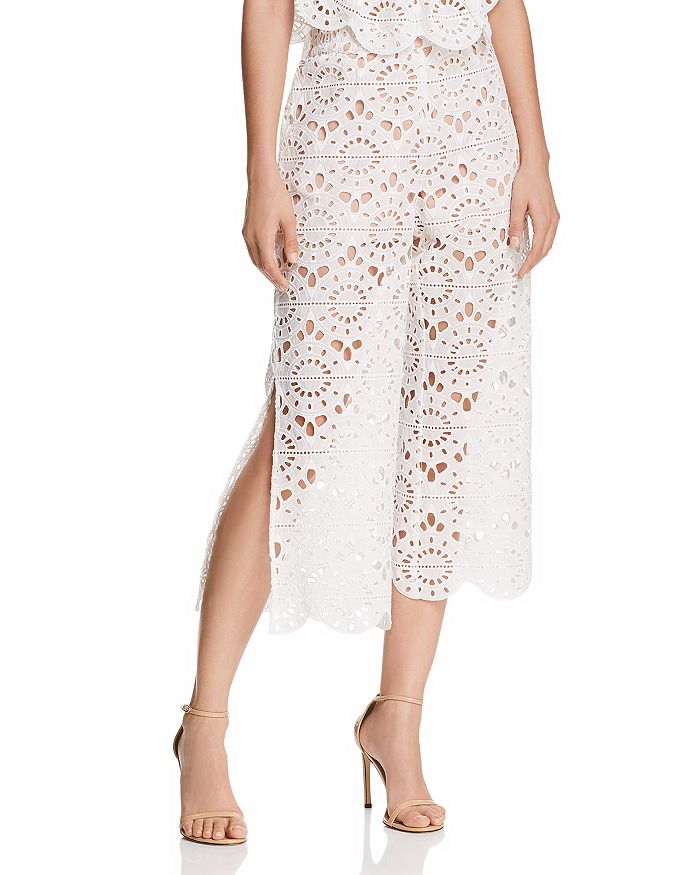 Red carter eyelet pants online
