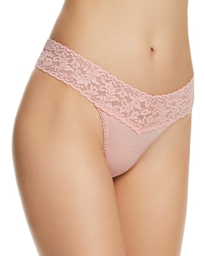 HANKY PANKY COTTON WITH A CONSCIENCE ORIGINAL-RISE THONG,891801