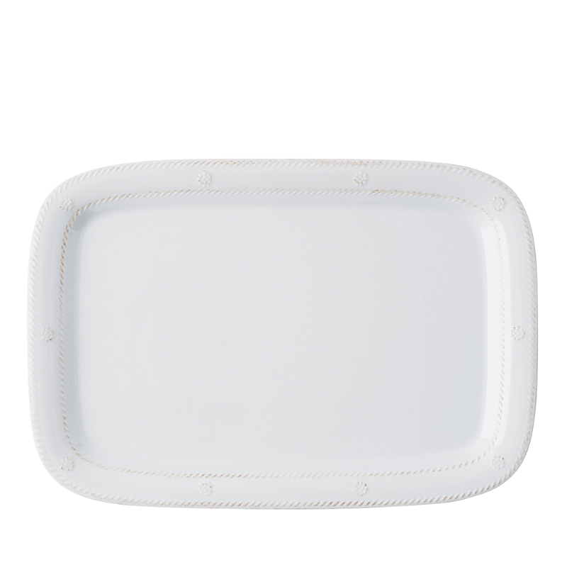 Juliska Berry & Thread Whitewash 16" Serving Tray/ Platter In White