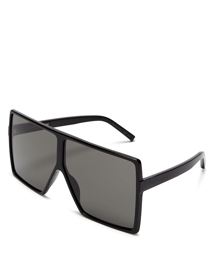 Saint Laurent Women's Betty Oversized Square Shield Sunglasses, 68mm In ...