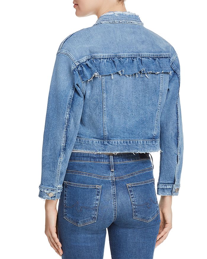 Joe s Jeans Ruffle Denim Jacket in Holmby 100 Exclusive