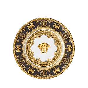 Photos - Plate Versace By Rosenthal I Love Baroque Nero Bread & Butter  Black 19325 