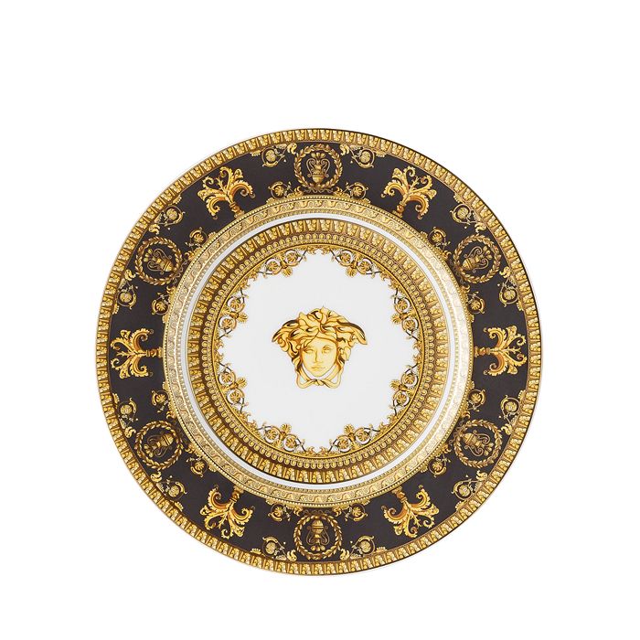 Shop Versace By Rosenthal I Love Baroque Nero Bread & Butter Plate In Black