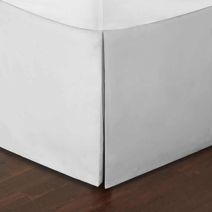 Hudson Park Collection 680tc Sateen Bedskirt, California King - 100% Exclusive In Silver