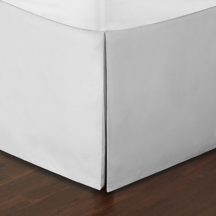 Hudson Park Collection 680tc Sateen Bedskirt, Queen - 100% Exclusive In Silver