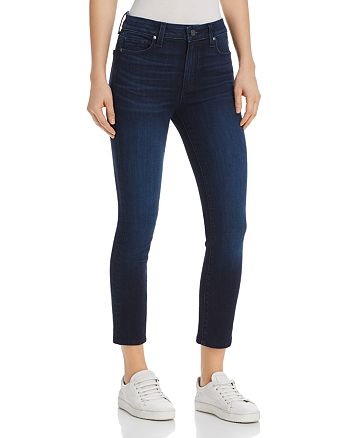 PAIGE Hoxton High Rise Crop Jeans in Luella - 100% Exclusive ...