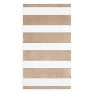 Hudson Park Collection Westport Stripe Beach Towel - 100% Exclusive In Toffee