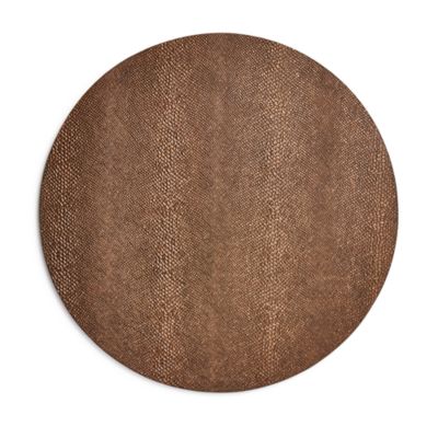 Reversible Snakeskin Round Placemat