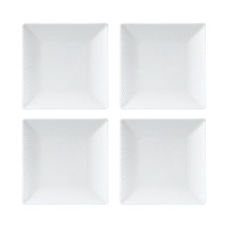 Wedgwood Wedgewood Gio Mini Square Plate, Set of 4 | Bloomingdale's