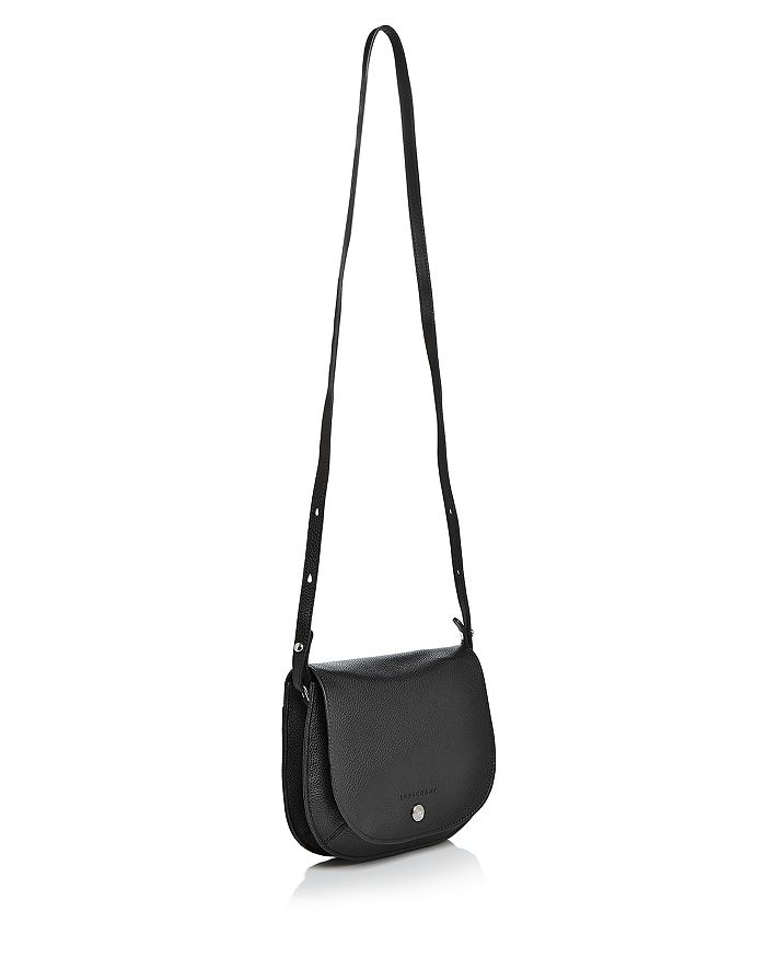 Longchamp Le Foulonne Small Leather Saddle Handbag In Black | ModeSens