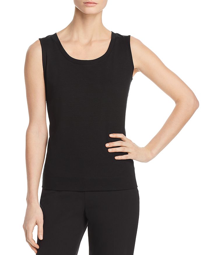 Lafayette 148 New York Cotton Ribbed Tank | Bloomingdale's