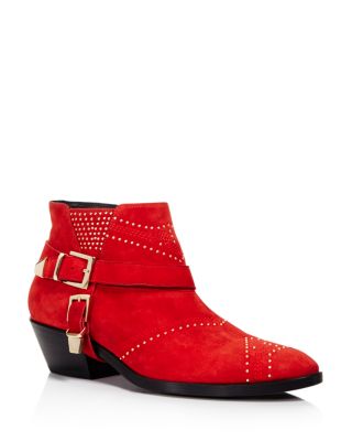 anine bing red boots