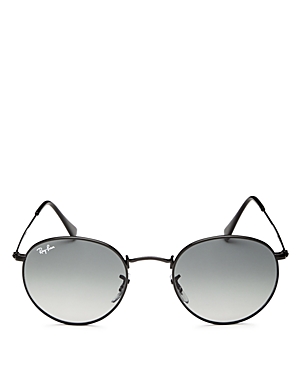 Ray Ban Ray-ban Unisex Lennon Round Sunglasses, 50mm In Black