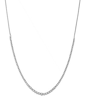 Bloomingdale's - Diamond Graduated Bolo Necklace in 14K White Gold, 2.50 ct. t.w. - 100% Exclusive 
