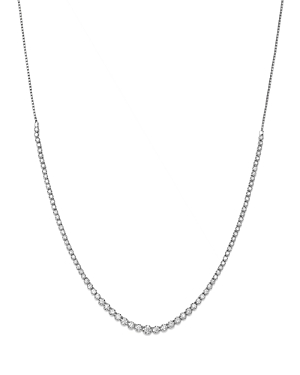 Bloomingdale's Diamond Graduated Bolo Necklace in 14K White Gold, 2.50 ct. t.w.- 100% Exclusive